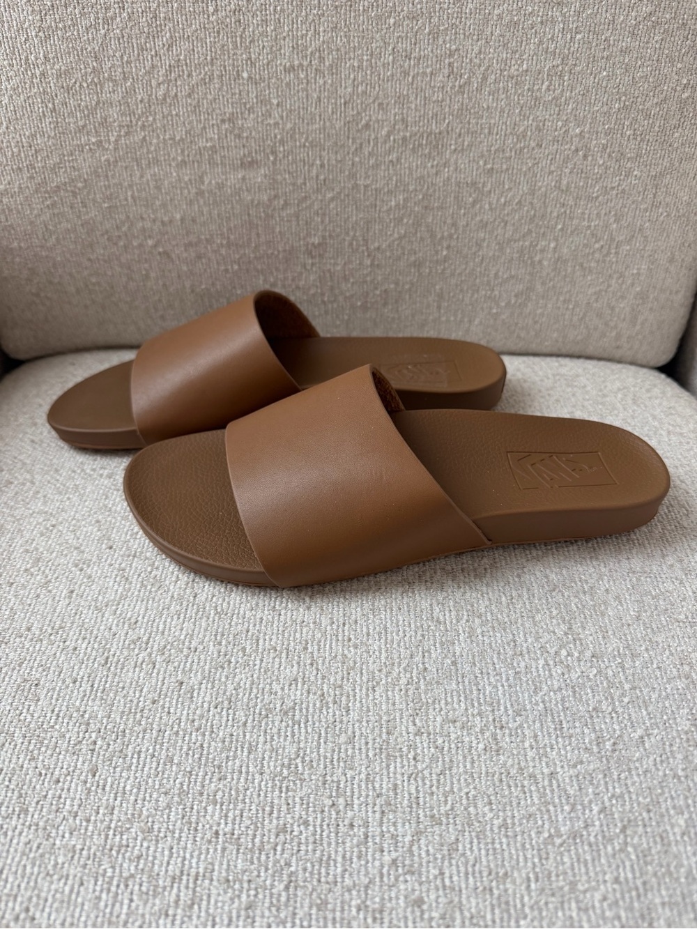 Vans Brown Slide Sandals - Picture 2 of 3